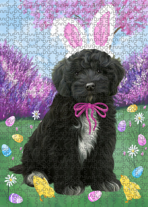 Easter Holiday Cockapoo Dog Puzzle with Photo Tin PUZL95880