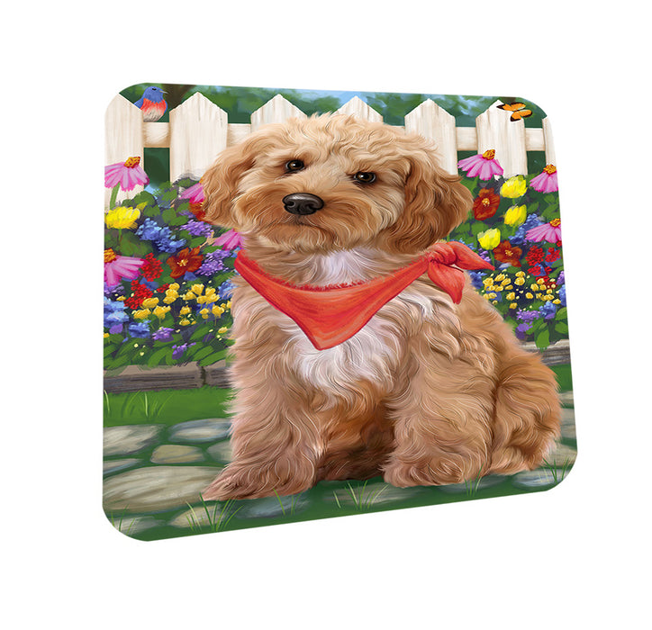 Spring Floral Cockapoo Dog Coasters Set of 4 CST52205