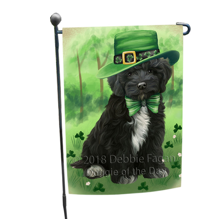 St. Patricks Day Irish Portrait Cockapoo Dog Garden Flag GFLG64963