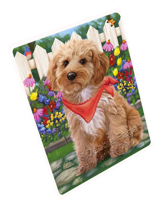 Spring Floral Cockapoo Dog Cutting Board C60831