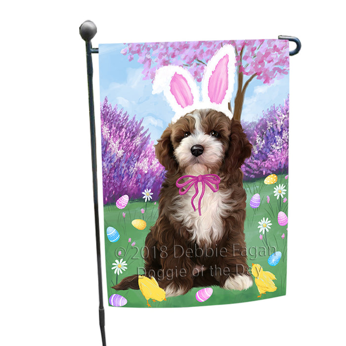 Easter Holiday Cockapoo Dog Garden Flag GFLG57549