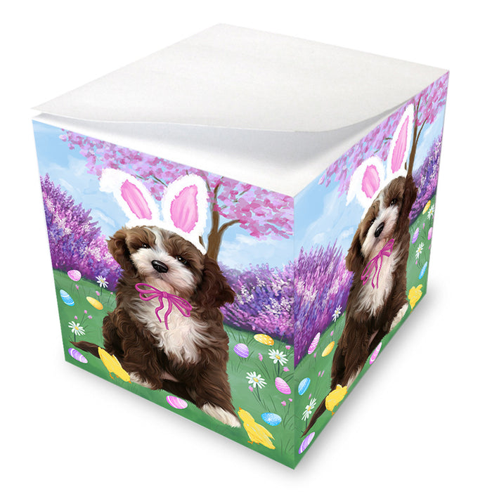 Easter Holiday Cockapoo Dog Note Cube NOC55009
