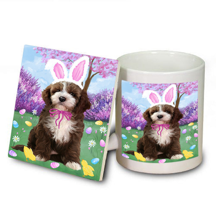 Easter Holiday Cockapoo Dog Mug and Coaster Set MUC56884