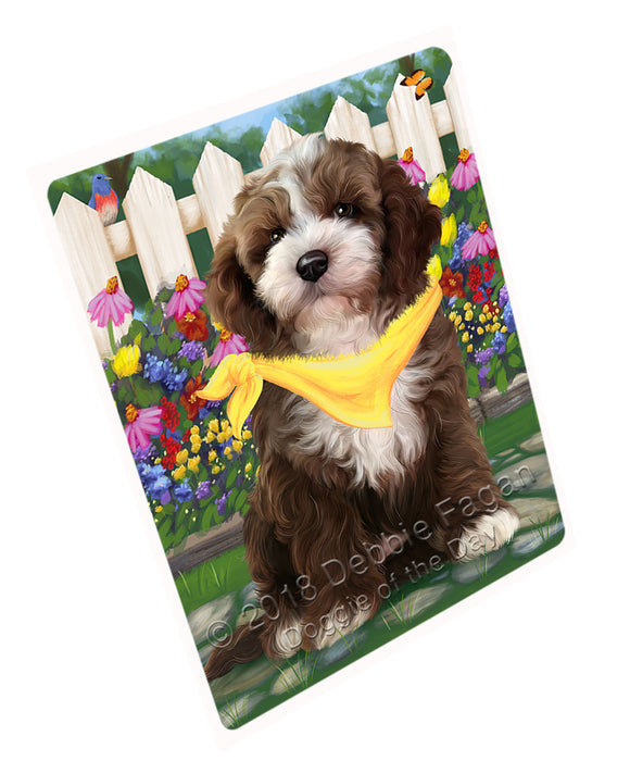 Spring Floral Cockapoo Dog Blanket BLNKT86511