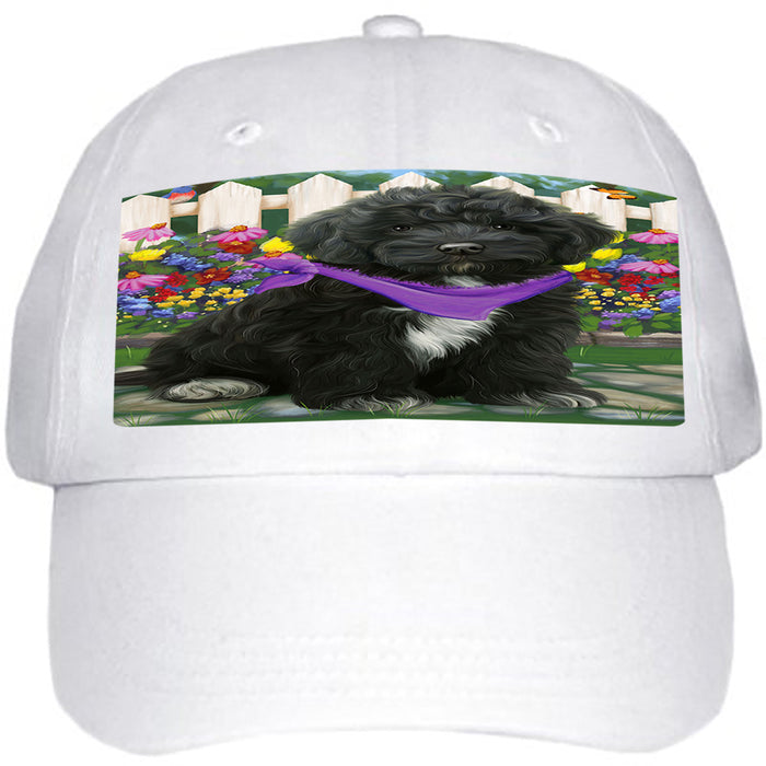 Spring Floral Cockapoo Dog Ball Hat Cap HAT60477