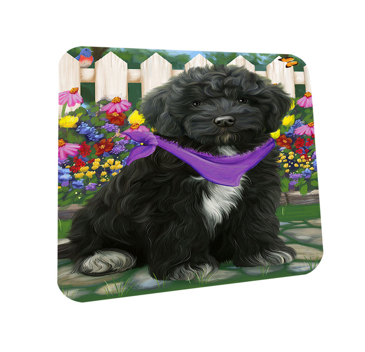 Spring Floral Cockapoo Dog Coasters Set of 4 CST52207
