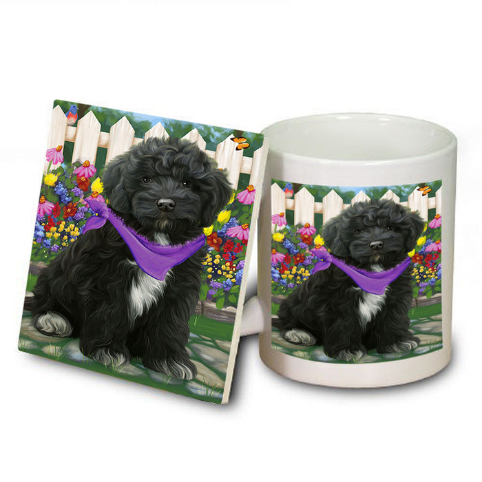 Spring Floral Cockapoo Dog Mug and Coaster Set MUC52188
