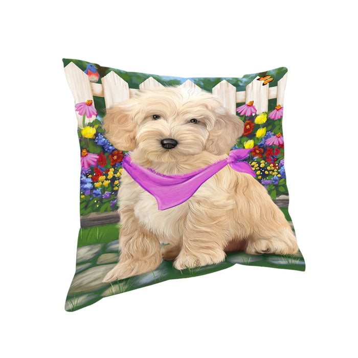 Spring Floral Cockapoo Dog Pillow PIL65152