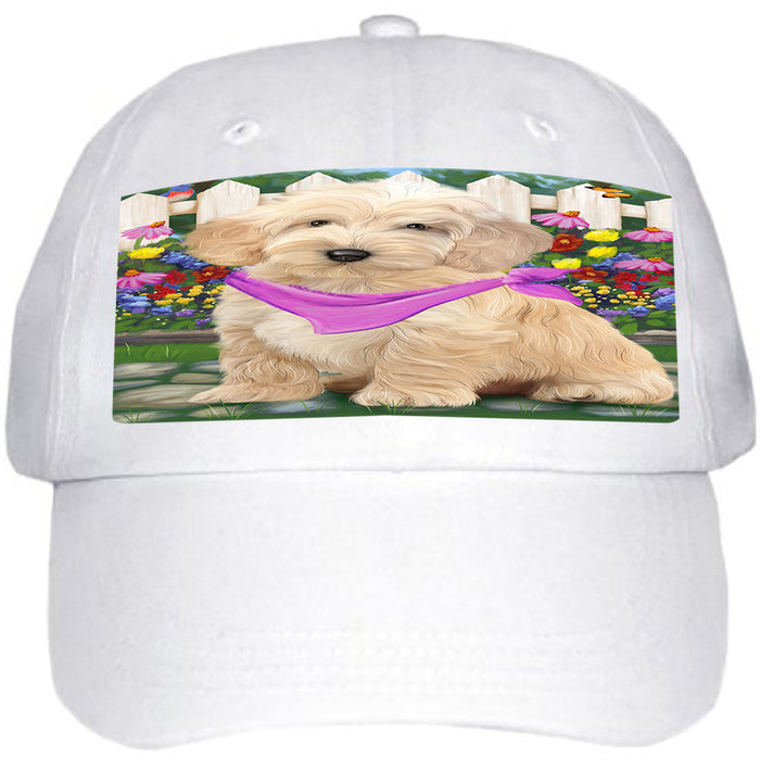 Spring Floral Cockapoo Dog Ball Hat Cap HAT60480