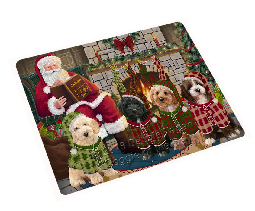 Christmas Cozy Holiday Tails Cockapoos Dog Magnet MAG70491 (Small 5.5" x 4.25")