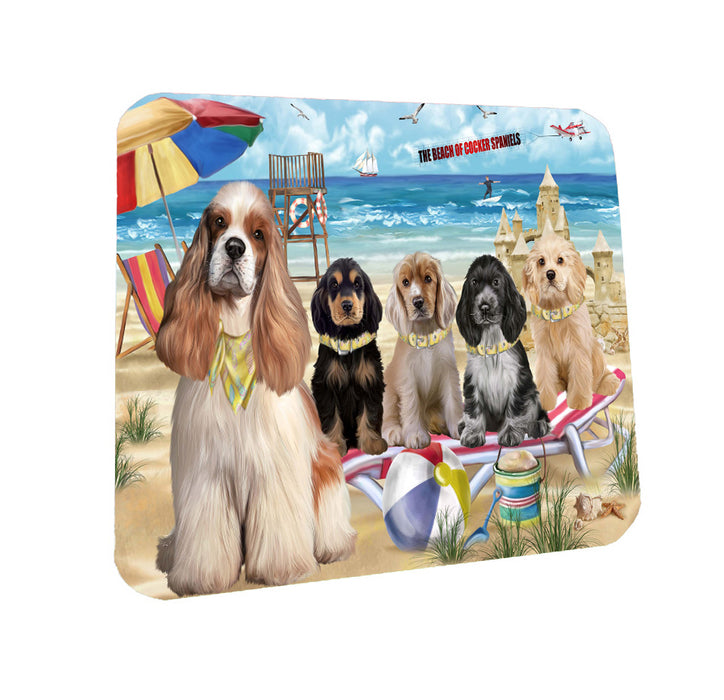 Pet Friendly Beach Cocker Spaniel Dogs Coasters Set of 4 CSTA58092