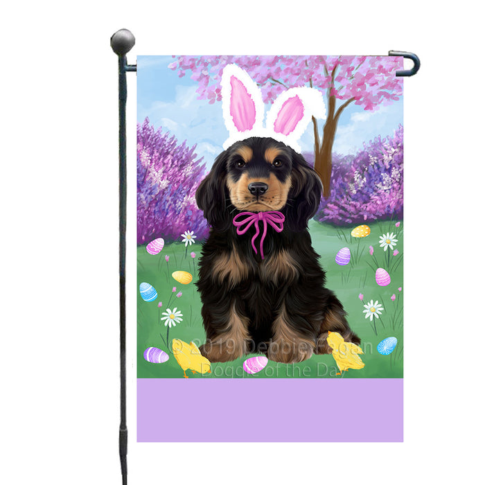 Personalized Easter Holiday Cocker Spaniel Dog Custom Garden Flags GFLG-DOTD-A58840