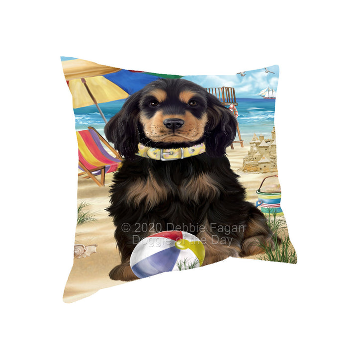 Pet Friendly Beach Cocker Spaniel Dog Pillow with Top Quality High-Resolution Images - Ultra Soft Pet Pillows for Sleeping - Reversible & Comfort - Ideal Gift for Dog Lover - Cushion for Sofa Couch Bed - 100% Polyester, PILA91618