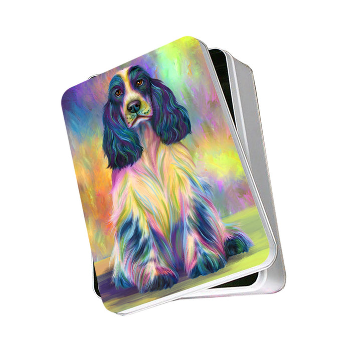 Paradise Wave Cocker Spaniel Dog Photo Storage Tin PITN56008