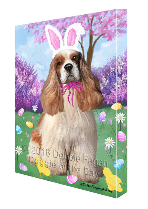 Easter Holiday Cocker Spaniel Dog Canvas Print Wall Art Décor CVS134522