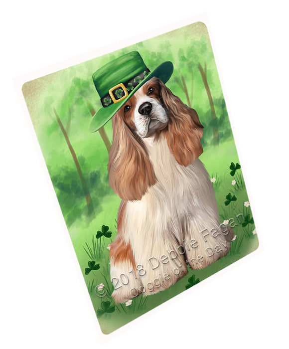 St. Patricks Day Irish Portrait Cocker Spaniel Dog Refrigerator / Dishwasher Magnet RMAG104394