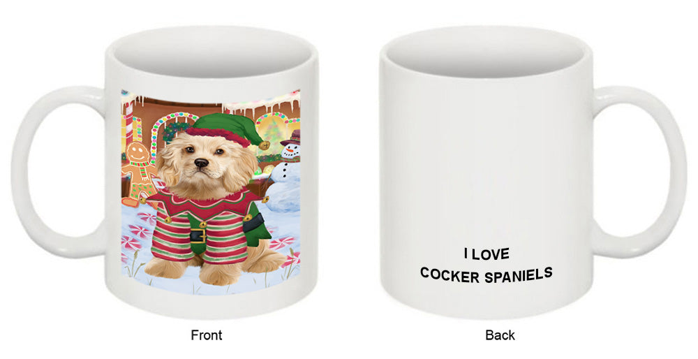 Christmas Gingerbread House Candyfest Cocker Spaniel Dog Coffee Mug MUG51712
