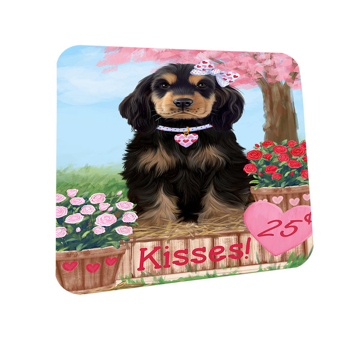 Rosie 25 Cent Kisses Cocker Spaniel Dog Coasters Set of 4 CST55807