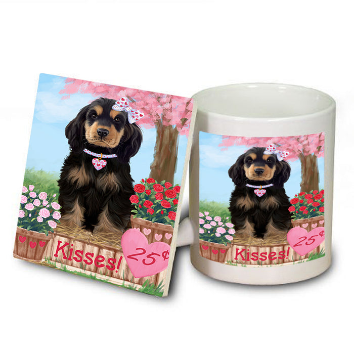 Rosie 25 Cent Kisses Cocker Spaniel Dog Mug and Coaster Set MUC55841