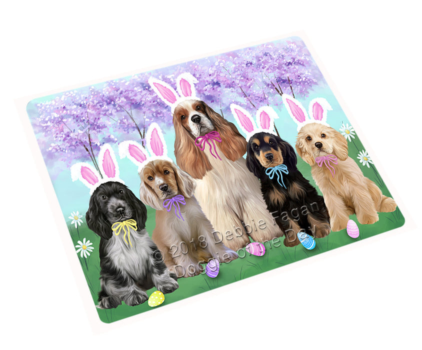 Easter Holiday Cocker Spaniels Dog Magnet MAG75906 (Small 5.5" x 4.25")
