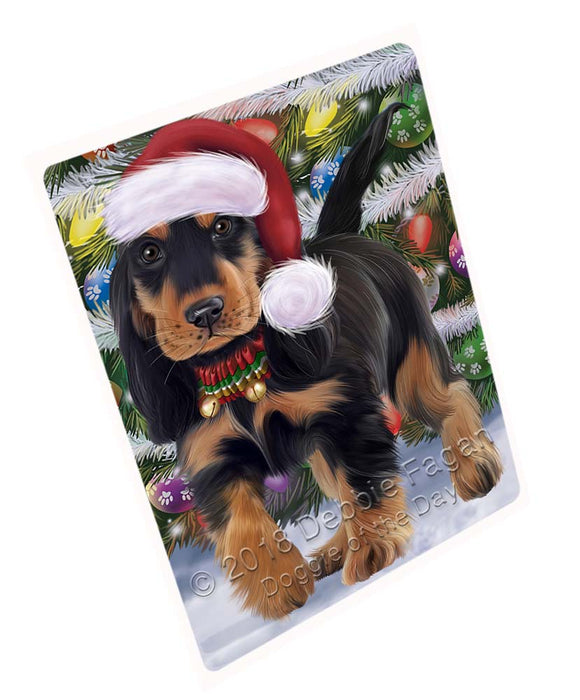 Trotting in the Snow Cocker Spaniel Dog Magnet MAG71436 (Small 5.5" x 4.25")