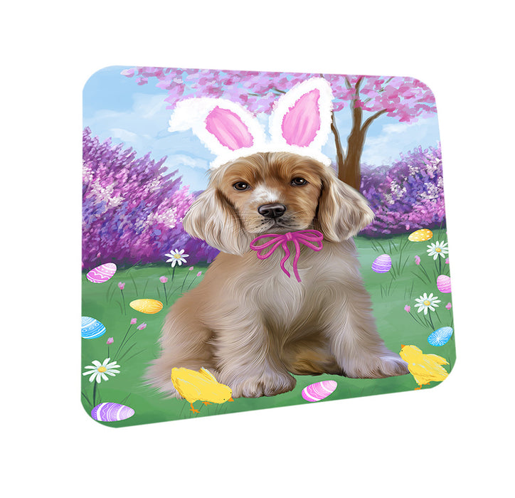 Easter Holiday Cocker Spaniels Dog Coasters Set of 4 CST56852