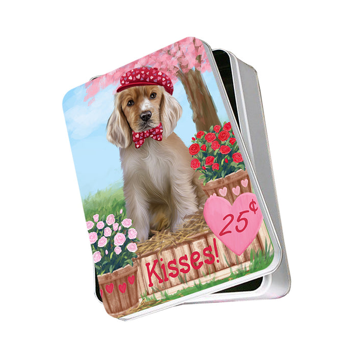 Rosie 25 Cent Kisses Cocker Spaniel Dog Photo Storage Tin PITN55794