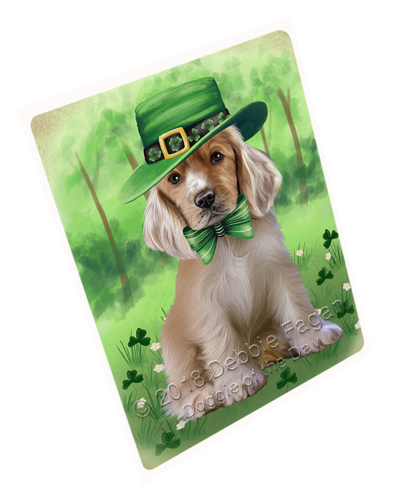 St. Patricks Day Irish Portrait Cocker Spaniel Dog Cutting Board C77262