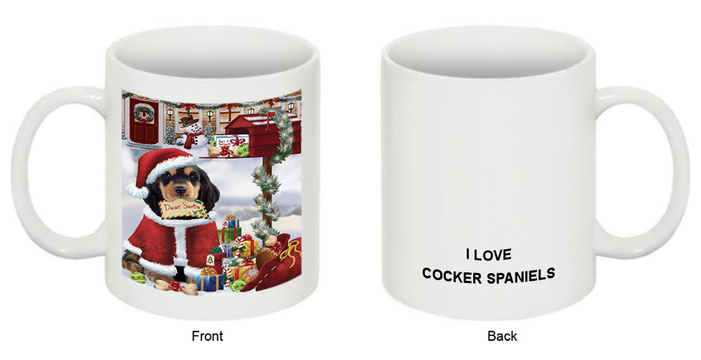 Cocker Spaniel Dog Dear Santa Letter Christmas Holiday Mailbox Coffee Mug MUG48933