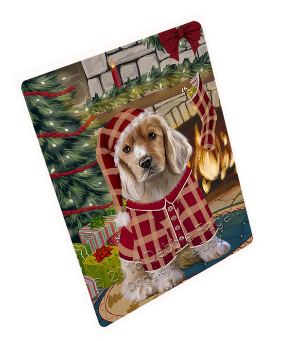 The Stocking was Hung Cocker Spaniel Dog Magnet MAG70995 (Small 5.5" x 4.25")