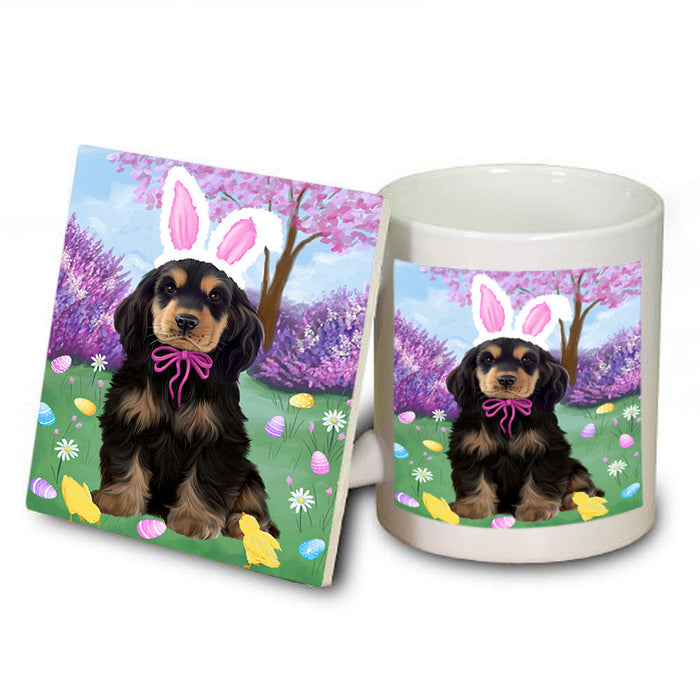 Easter Holiday Cocker Spaniel Dog Mug and Coaster Set MUC56887