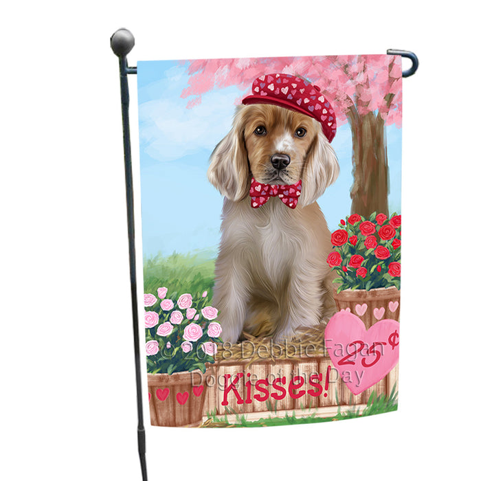 Rosie 25 Cent Kisses Cocker Spaniel Dog Garden Flag GFLG56399