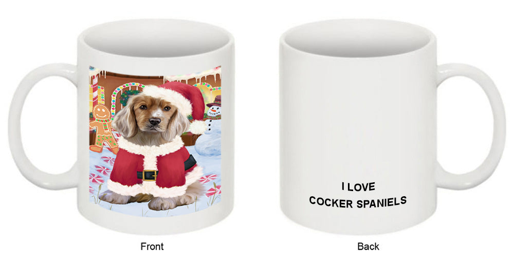 Christmas Gingerbread House Candyfest Cocker Spaniel Dog Coffee Mug MUG51714