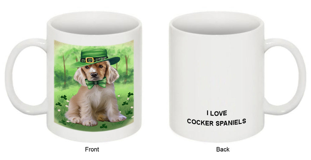 St. Patricks Day Irish Portrait Cocker Spaniel Dog Coffee Mug MUG52397