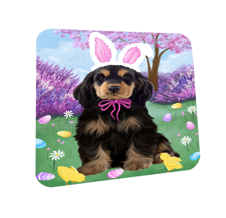 Easter Holiday Cocker Spaniel Dog Coasters Set of 4 CST56853
