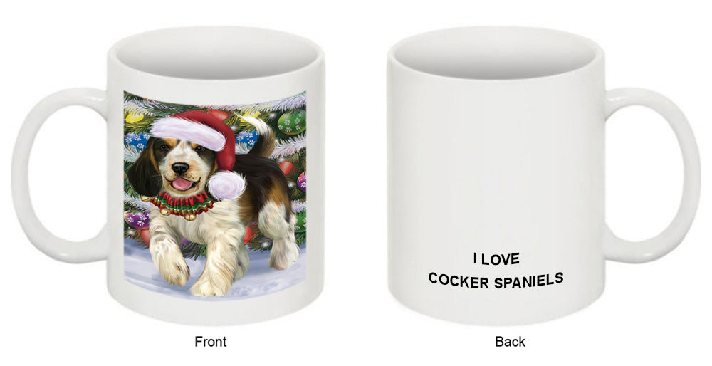 Trotting in the Snow Cocker Spaniel Dog Coffee Mug MUG50832