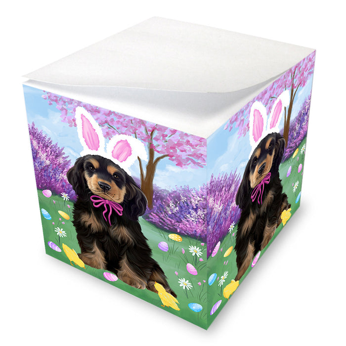 Easter Holiday Cocker Spaniel Dog Note Cube NOC55012