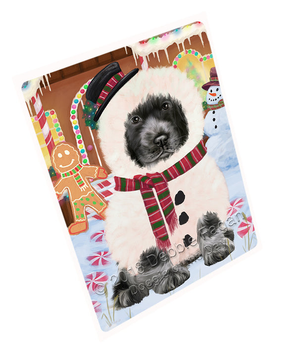 Christmas Gingerbread House Candyfest Cocker Spaniel Dog Magnet MAG74090 (Small 5.5" x 4.25")