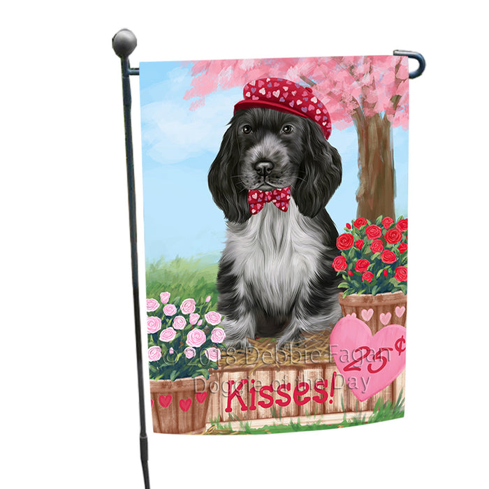 Rosie 25 Cent Kisses Cocker Spaniel Dog Garden Flag GFLG56400