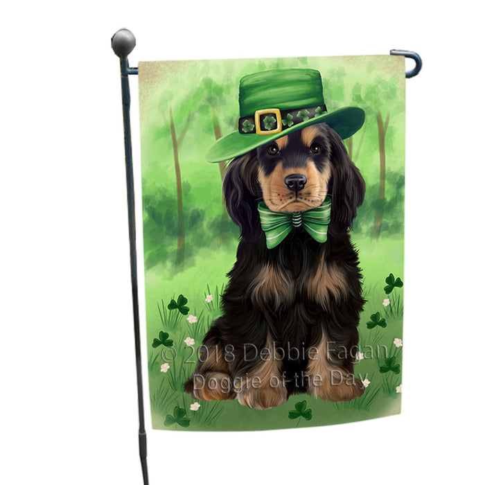 St. Patricks Day Irish Portrait Cocker Spaniel Dog Garden Flag GFLG64968