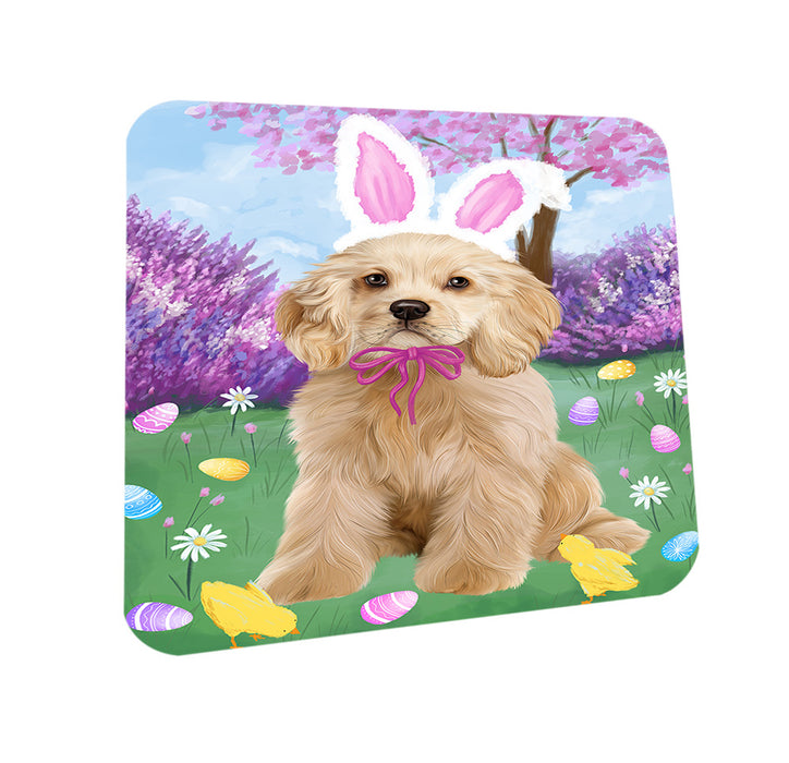 Easter Holiday Cocker Spaniel Dog Coasters Set of 4 CST56854