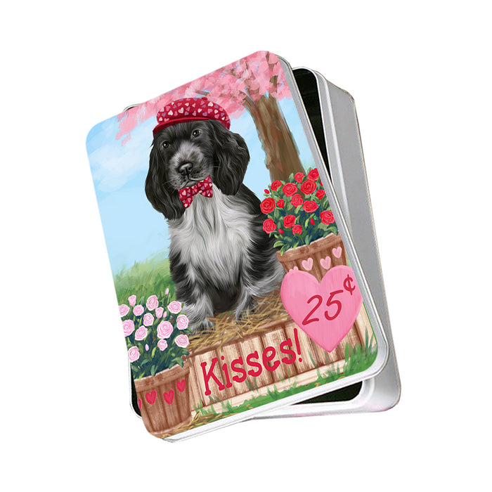 Rosie 25 Cent Kisses Cocker Spaniel Dog Photo Storage Tin PITN55795