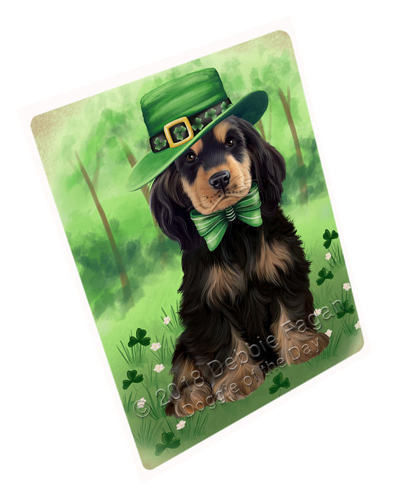 St. Patricks Day Irish Portrait Cocker Spaniel Dog Refrigerator / Dishwasher Magnet RMAG104412