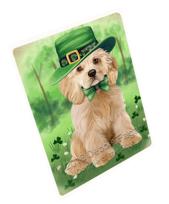 St. Patricks Day Irish Portrait Cocker Spaniel Dog Refrigerator / Dishwasher Magnet RMAG104418