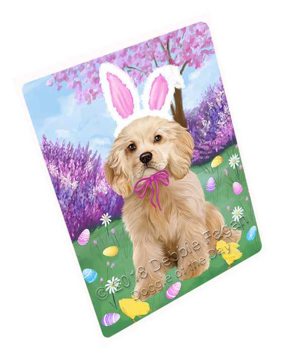 Easter Holiday Cocker Spaniel Dog Large Refrigerator / Dishwasher Magnet RMAG103824