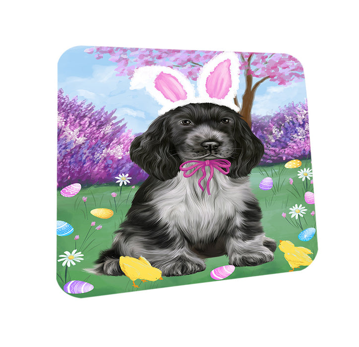 Easter Holiday Cocker Spaniel Dog Coasters Set of 4 CST56855