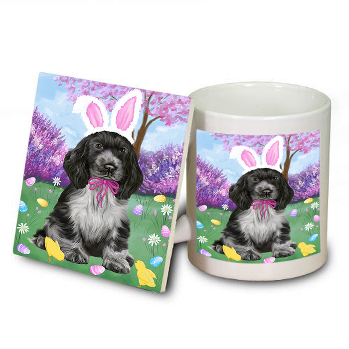 Easter Holiday Cocker Spaniel Dog Mug and Coaster Set MUC56889