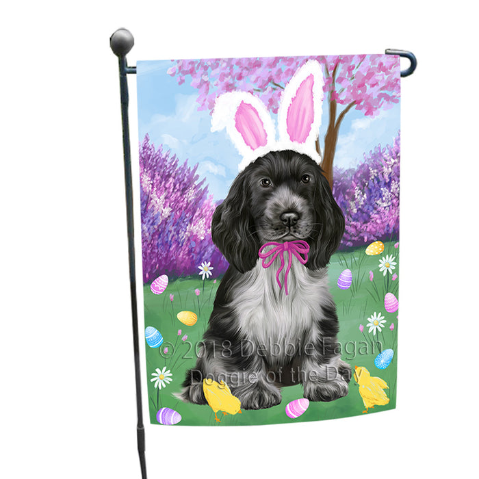 Easter Holiday Cocker Spaniel Dog Garden Flag GFLG57555