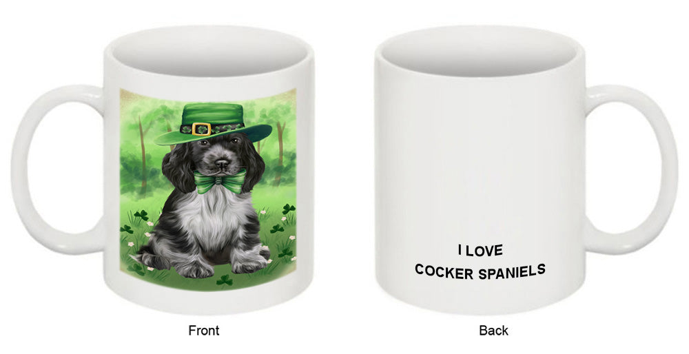 St. Patricks Day Irish Portrait Cocker Spaniel Dog Coffee Mug MUG52400