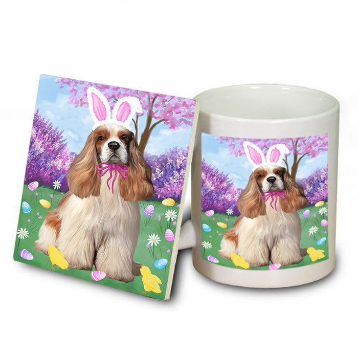 Easter Holiday Cocker Spaniel Dog Mug and Coaster Set MUC56890